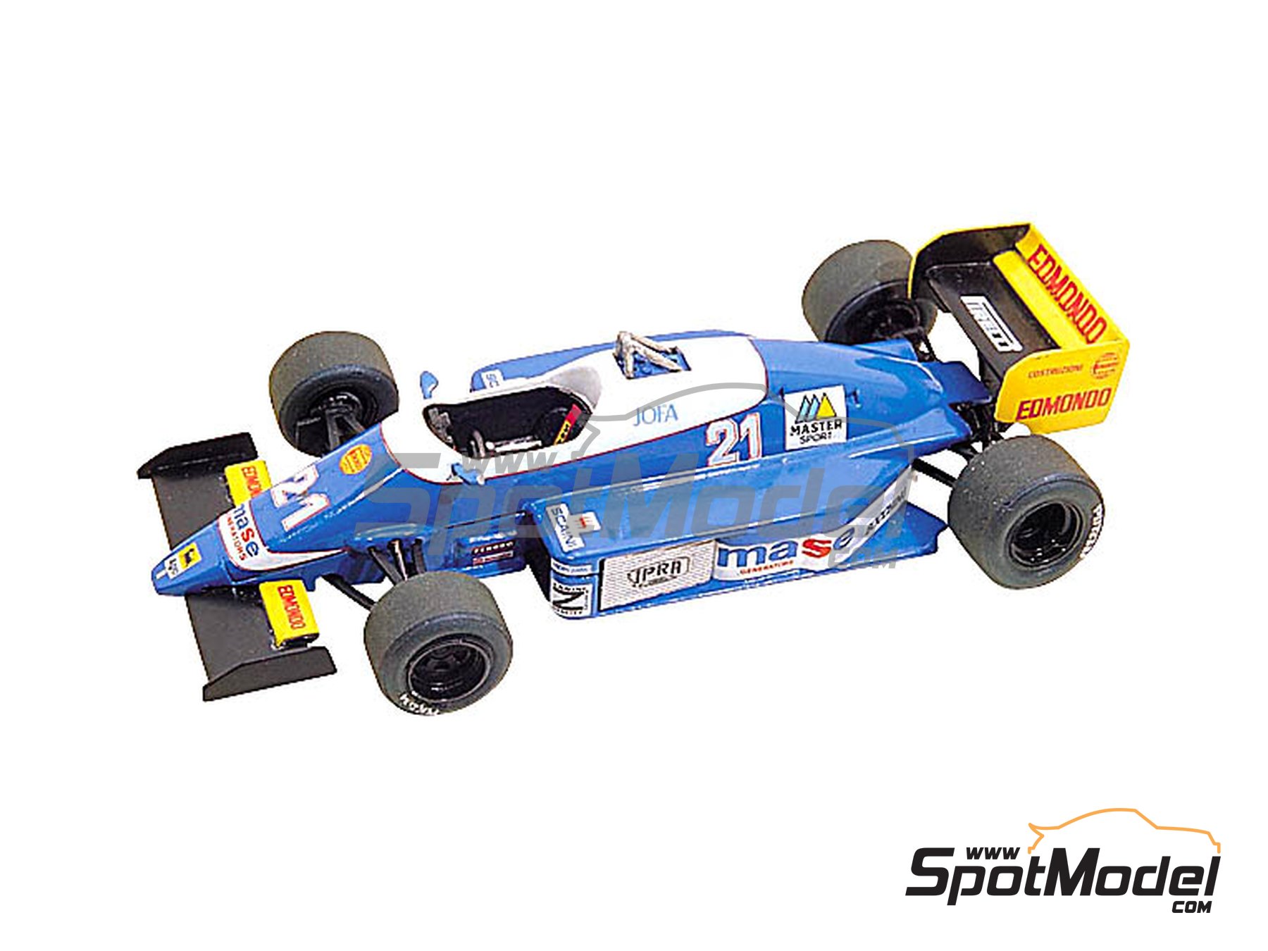 Tameo Kit 1/43 F1 Osella Alfa Romeo FA1/L #21 Monaco GP 1987
